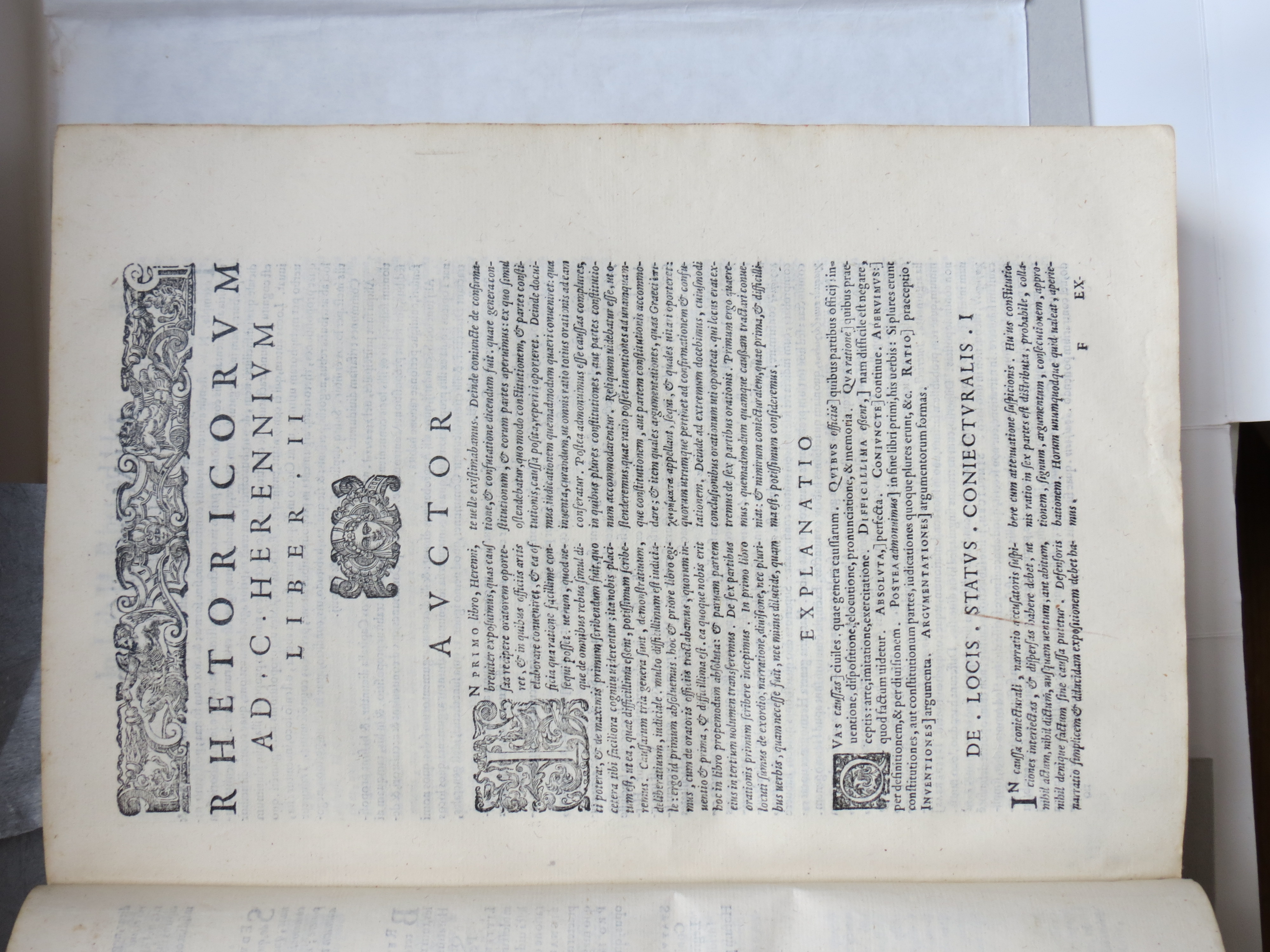 3.	Начало текста в первом томе издания «Речи М.Т. Цицерона» (Венеция, 1583 / РК инв. № 347)